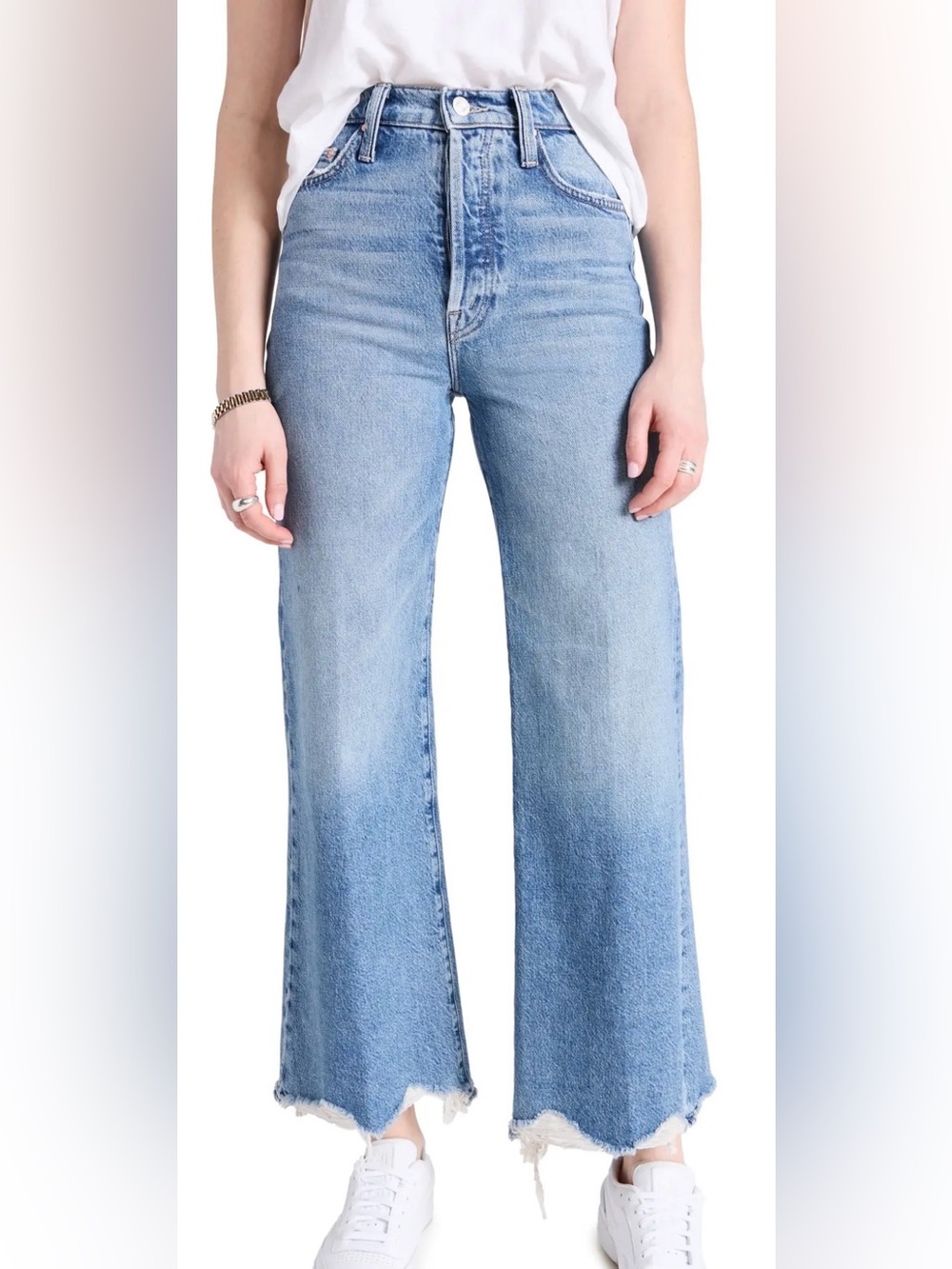 MOTHER Superior The Tomcat Roller Chew Jeans Look Before You Leap Blue Size 25